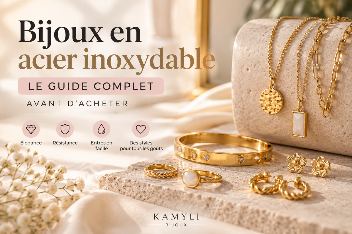 Bijoux en acier inoxydable : le guide complet avant d’acheter
